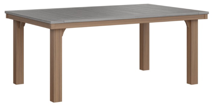 Berlin Gardens Homestead 44"x72" Rectangular Dining Height Table (Natural Finish)